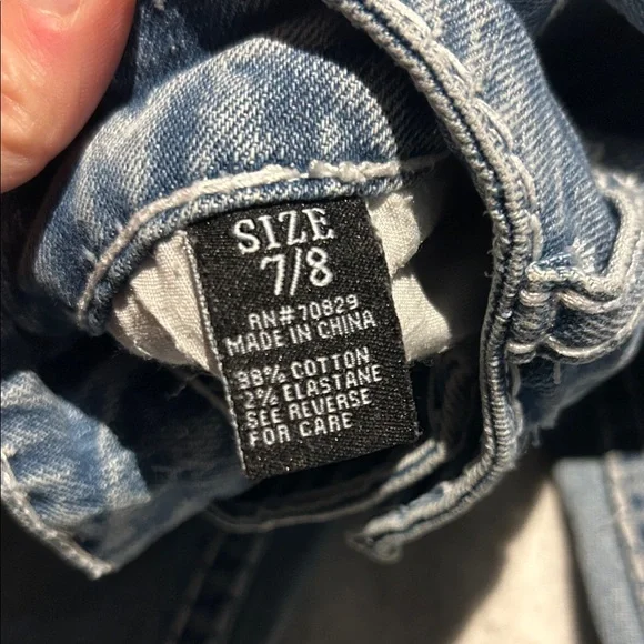 Rue21 Light Blue Distressed Straight Jeans - Picture 3 of 6